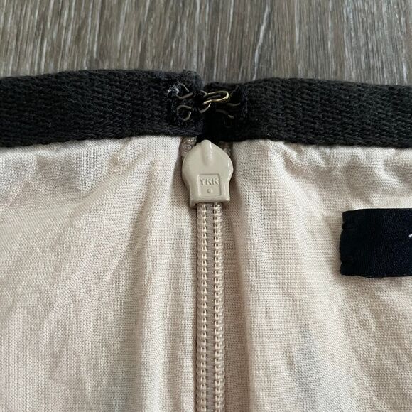 Madewell Embroidered Tan A-Line Mini Skirt - Size: 0 - Picture 5 of 9